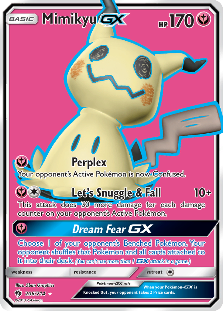 Mimikyu-GX - 206/214 - Lost Thunder