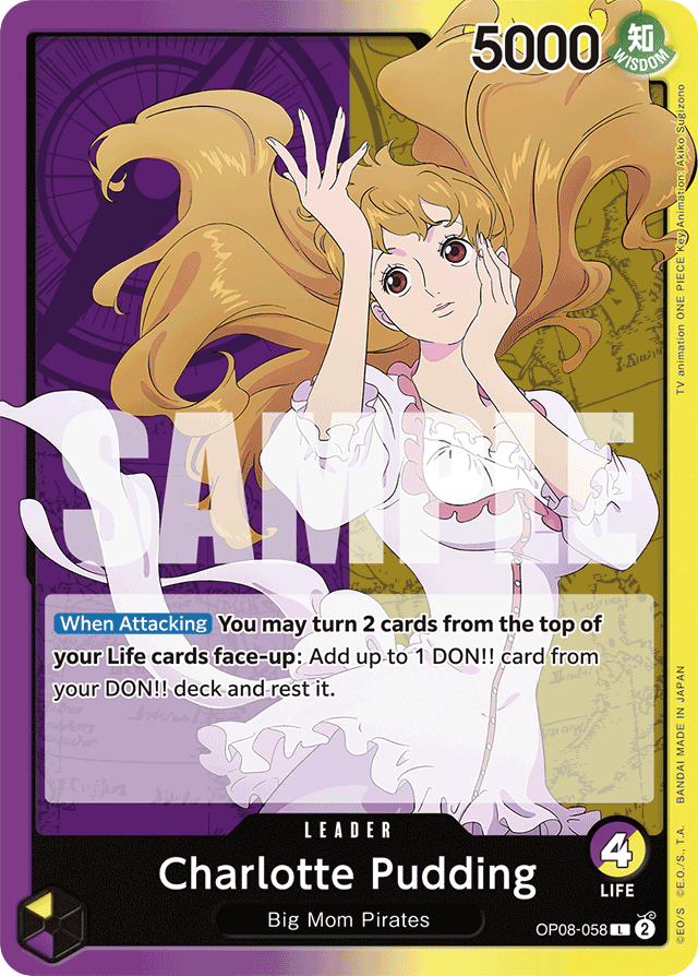 Charlotte Pudding - OP08-058 - Leader - Two Legends