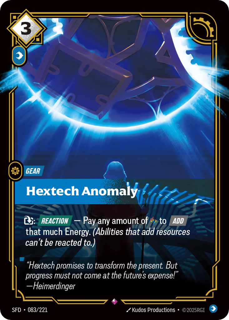 Hextech Anomaly - 083/221 - Rare - Spiritforged