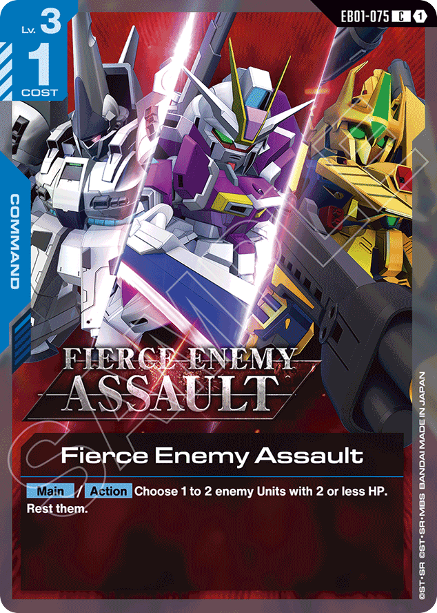 Fierce Enemy Assault - EB01-075 - Common - Eternal Nexus