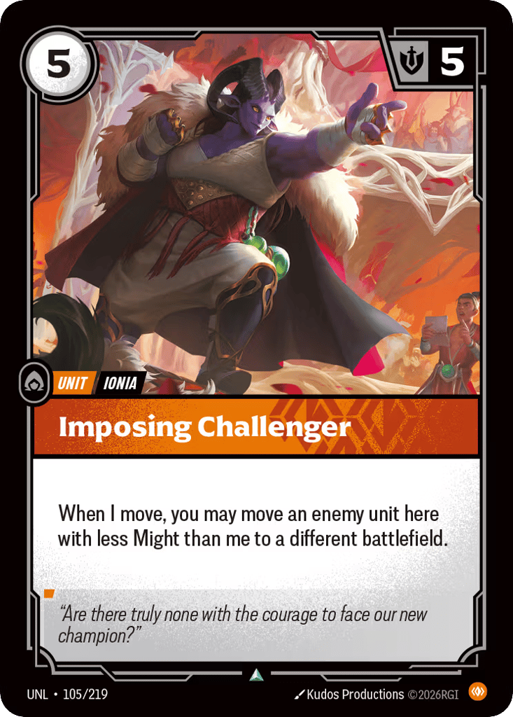 Imposing Challenger - 105/219 - Uncommon - Unleashed