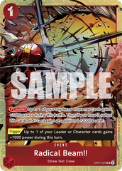 Radical Beam!! - OP01-029 - Uncommon (Best Selection Vol1Alt Art) - Romance Dawn