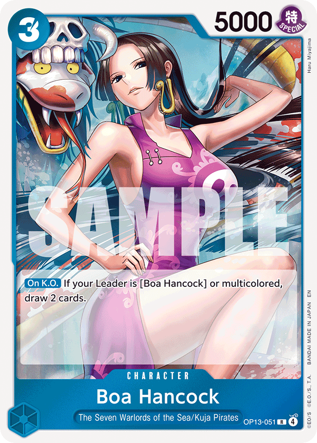 Boa Hancock - OP13-051 - Rare - Carrying On His Will