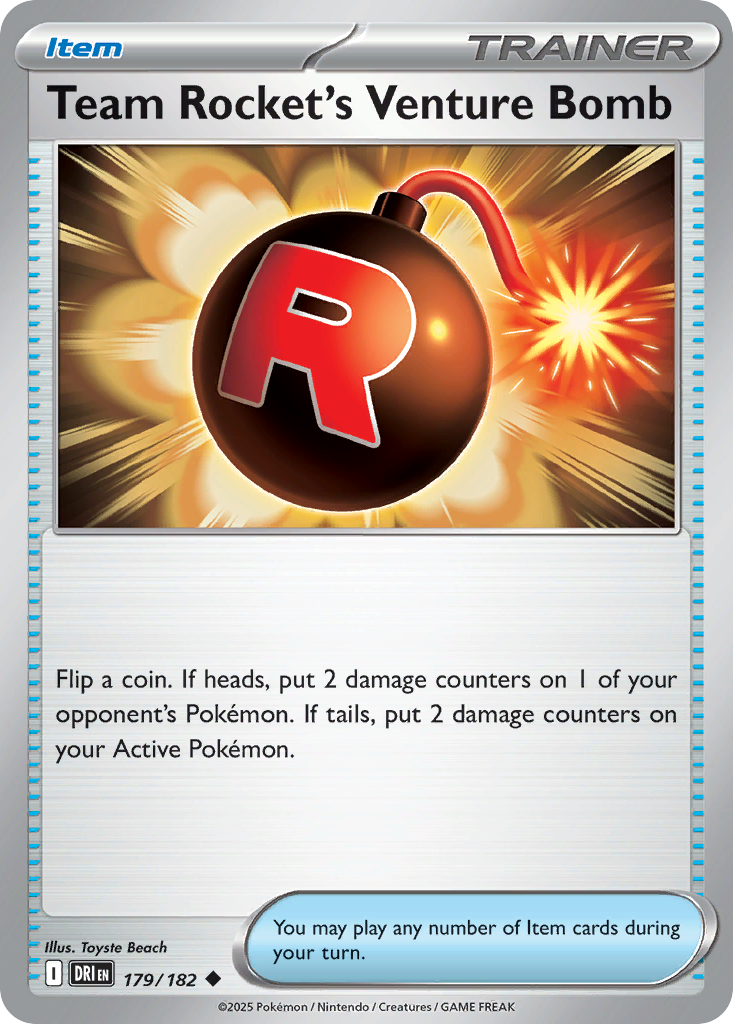 Team Rocket's Venture Bomb - 179/182 - Destined Rivals