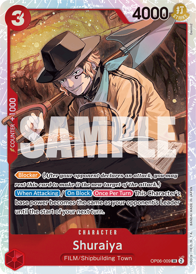 Shuraiya - OP06-009 - Super Rare - Wings of the Captain
