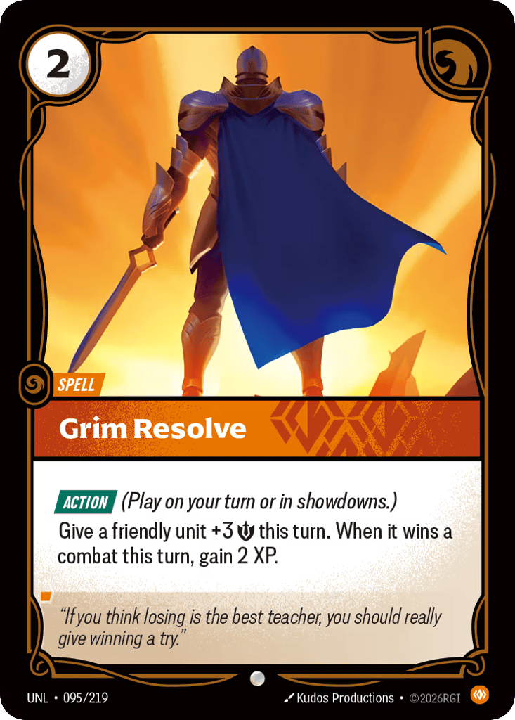 Grim Resolve - 095/219 - Common - Unleashed