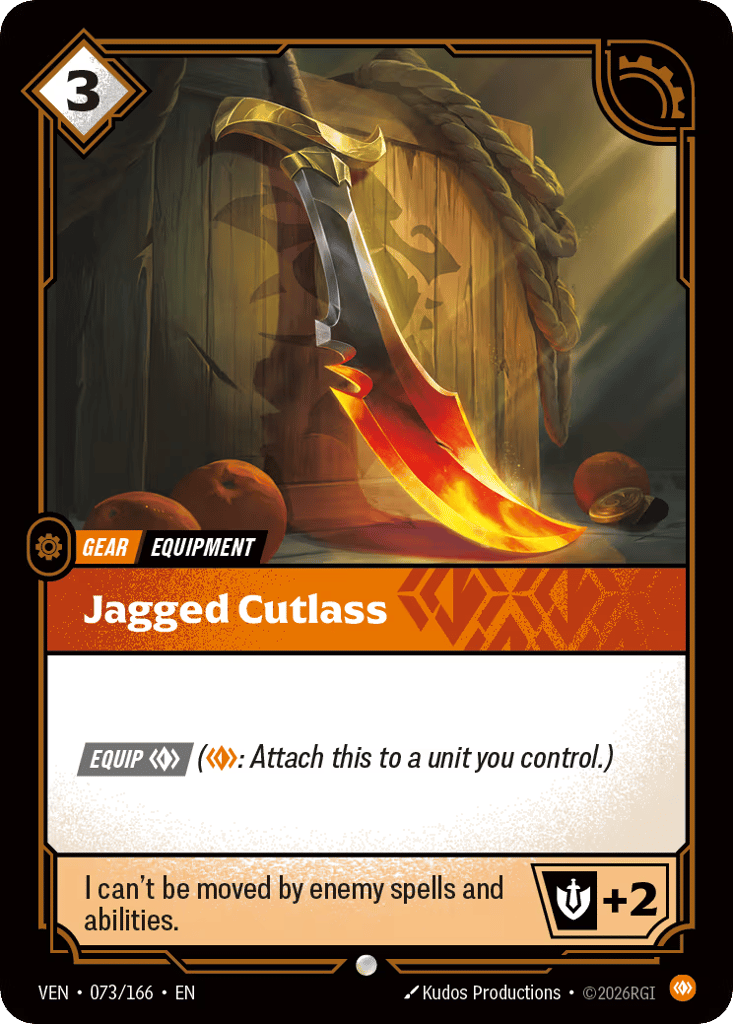 Jagged Cutlass - 073/166 - Common - Vendetta