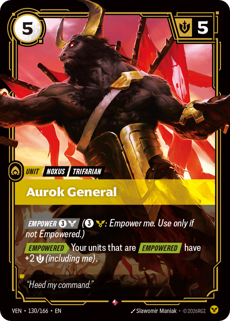 Aurok General - 130/166 - Rare - Vendetta
