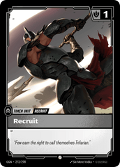 Recruit (nx) - 272/298 - Common - Origins