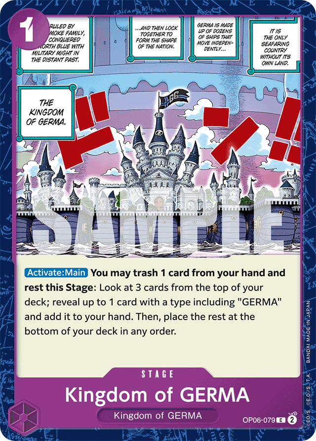Kingdom of GERMA - OP06-079 - Common - Wings of the Captain