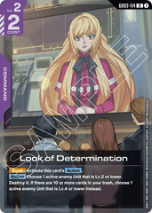 Look of Determination - GD03-114 - Rare - Steel Requiem