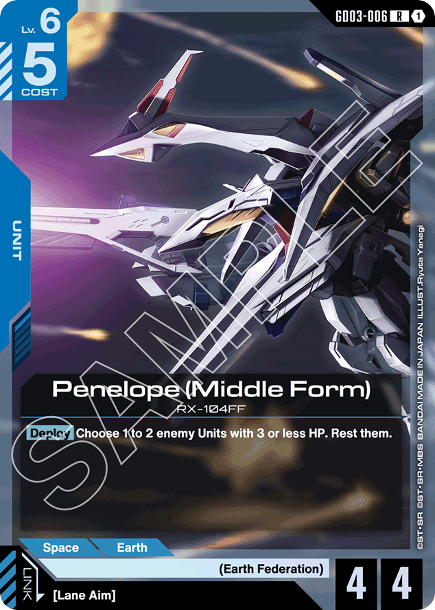Penelope (Middle Form) - GD03-006 - Rare - Steel Requiem