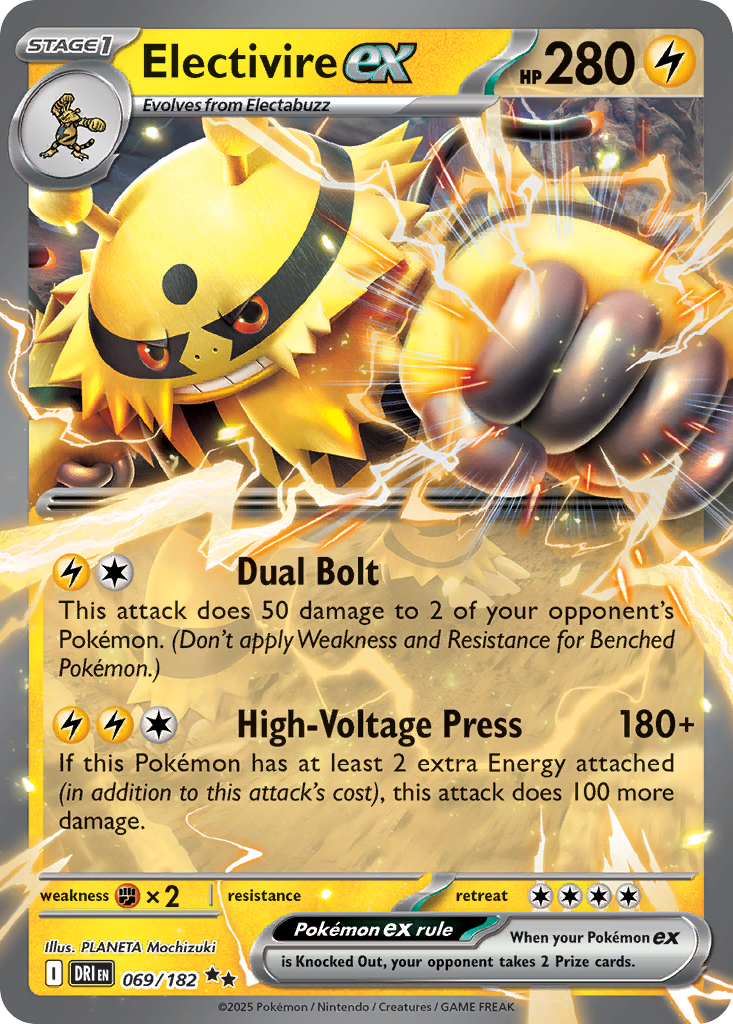 Electivire ex - 069/182 - Destined Rivals