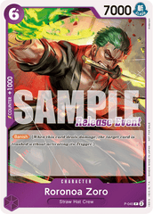 Roronoa Zoro - P-045 - Promo (Release Event Stamp) - Promos