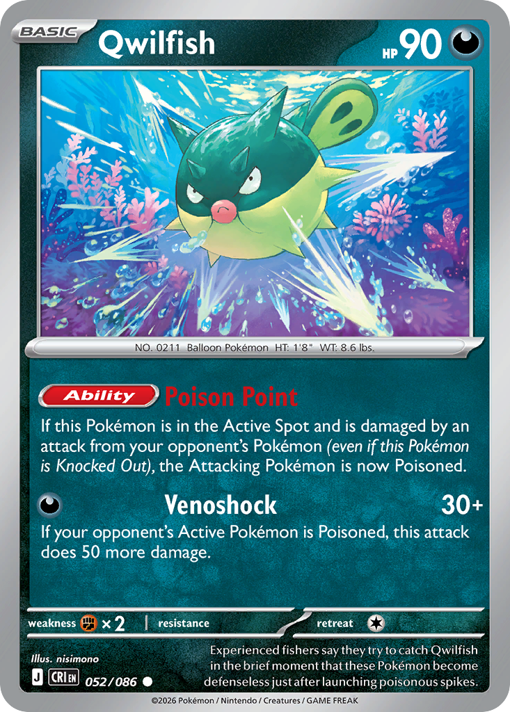 Qwilfish - 52/86 - Chaos Rising