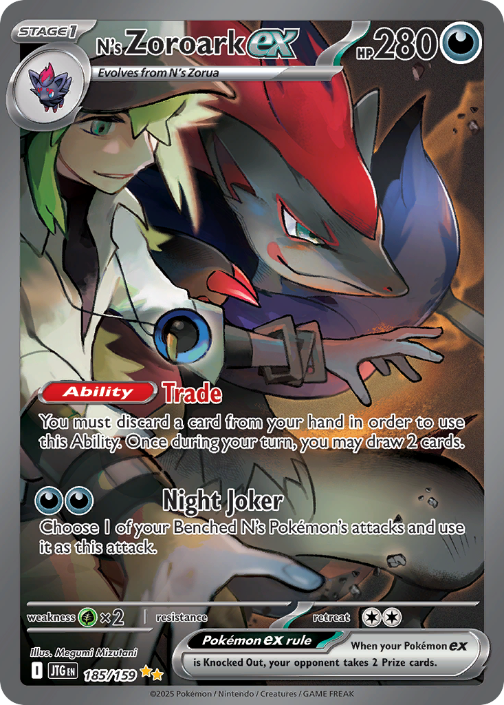 N's Zoroark ex - 185/159 - Journey Together