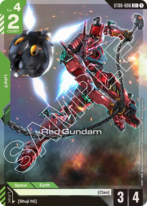 Red Gundam - ST06-006 - Common (Alternate Art) - Clan Unity