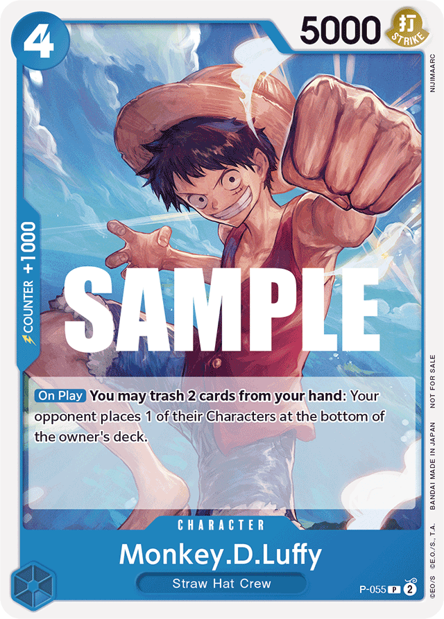 Monkey.D.Luffy - P-055 - Promo - Promos