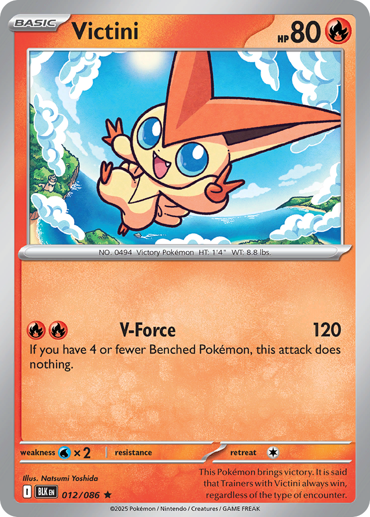 Victini - 12/86 - Black Bolt