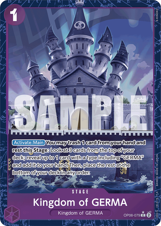 Kingdom of GERMA - OP06-079 - Common (Premium Alt Art) - Wings of the Captain