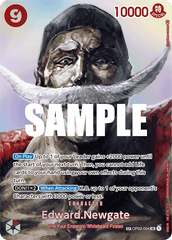 Edward.Newgate - OP02-004 - Super Rare (Special Alternate Art) - Paramount War