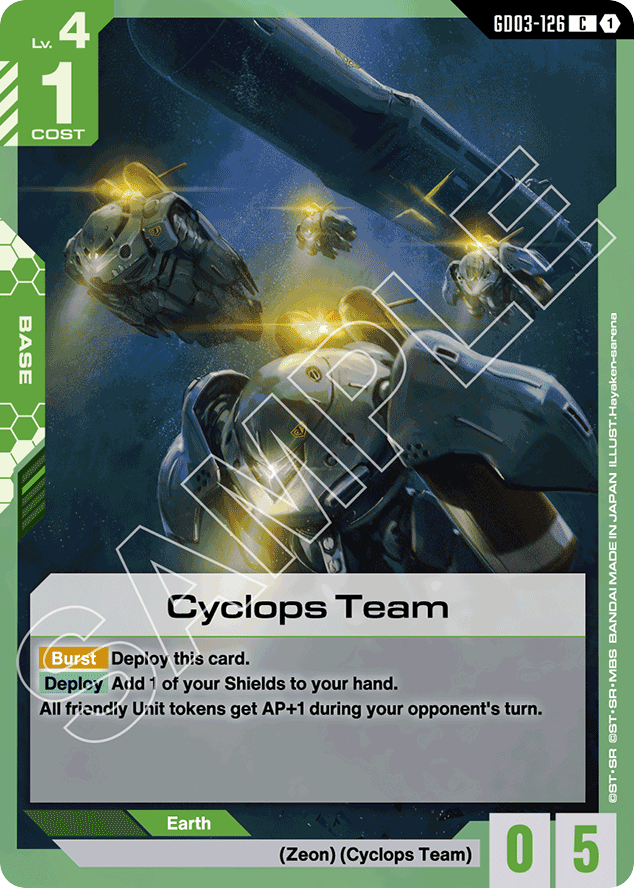 Cyclops Team - GD03-126 - Common - Steel Requiem