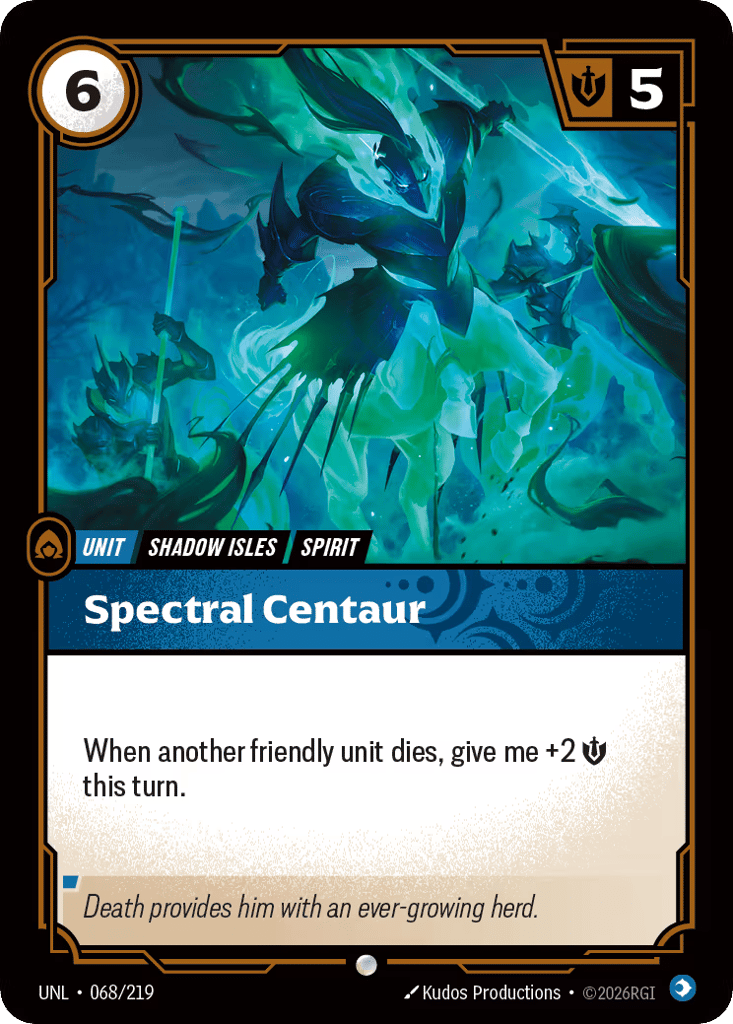 Spectral Centaur - 068/219 - Common - Unleashed