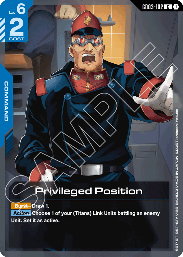 Privileged Position - GD03-102 - Common - Steel Requiem