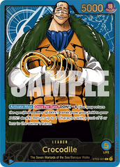 Crocodile - ST03-001 - Leader (Premium Alt Art) - The Seven Warlords of the Sea