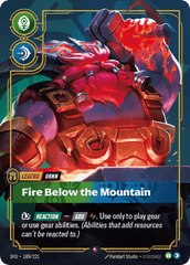 Fire Below The Mountain - 189/221 - Rare - Spiritforged