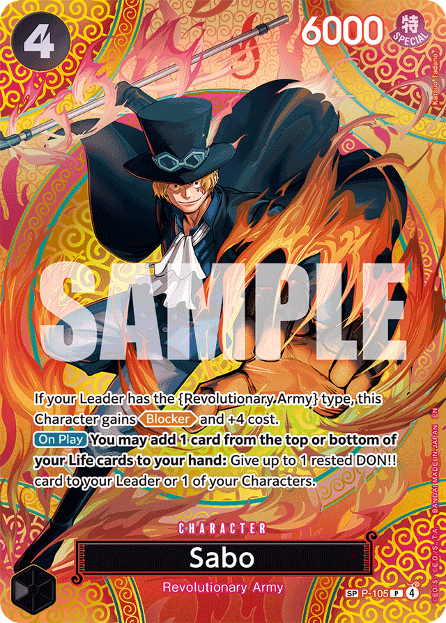 Sabo - P-105 - Promo (Special Alternate Art) - Promos