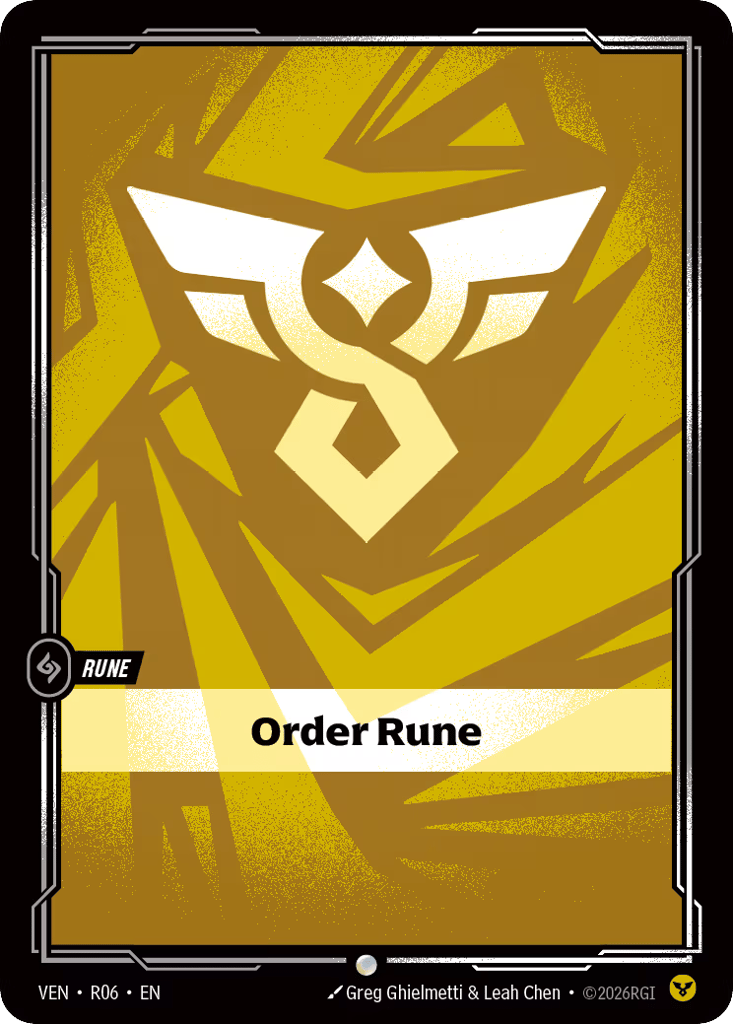 Order Rune - R06 - Common - Vendetta