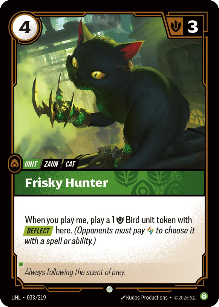 Frisky Hunter - 033/219 - Common - Unleashed