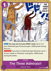 The Three Admirals!! - OP16-076 - Uncommon - The Time Of Battle