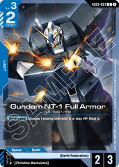 Gundam NT-1 Full Armor - GD03-007 - Uncommon - Steel Requiem
