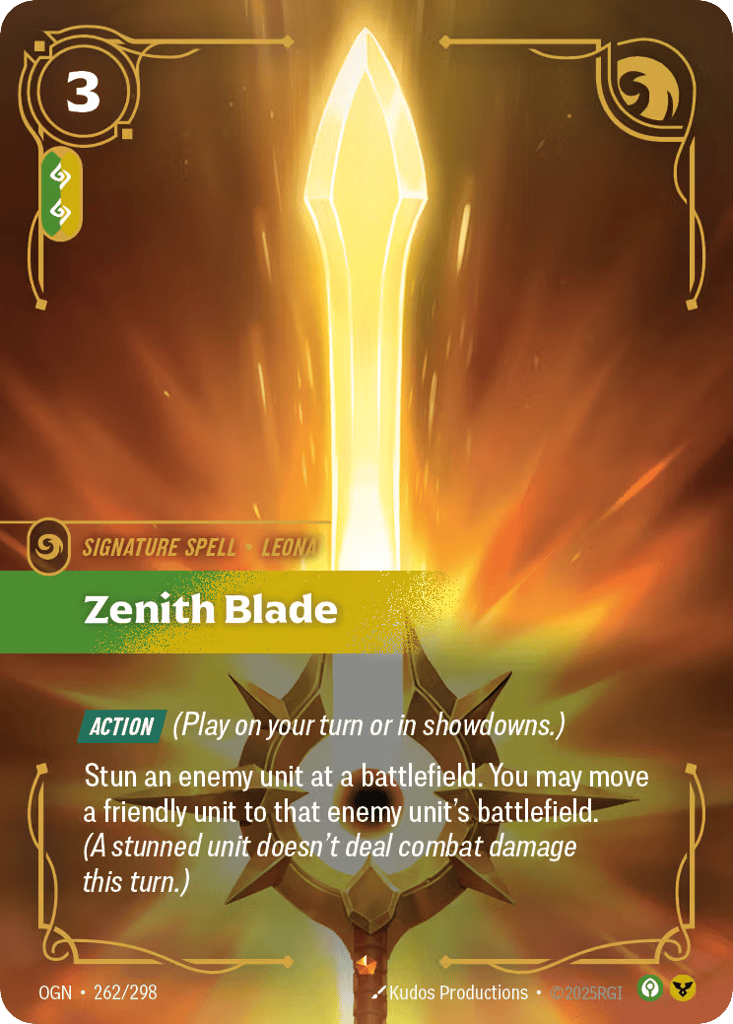 Zenith Blade - 262/298 - Epic - Origins