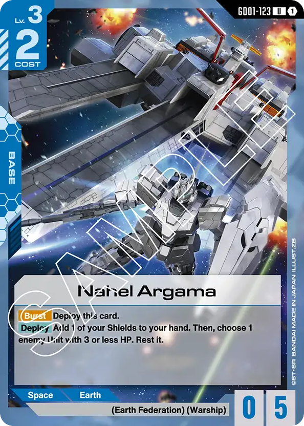 Nahel Argama - GD01-123 - Uncommon - Newtype Rising