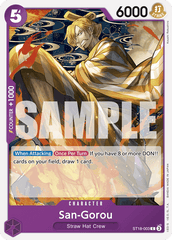 San-Gorou - ST18-003 - Common - PURPLE Monkey.D.Luffy