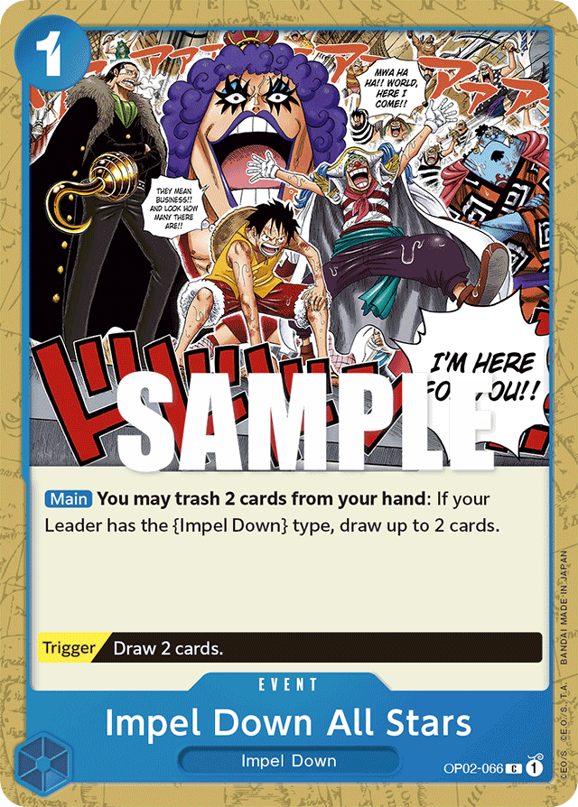 Impel Down All Stars - OP02-066 - Common - Paramount War