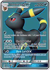 Umbreon-GX - 142/149 - Sun & Moon