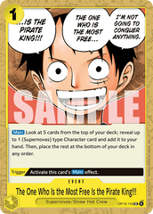 The One Who Is the Most Free Is the Pirate King!!! - OP13-116 - Uncommon - Carrying On His Will
