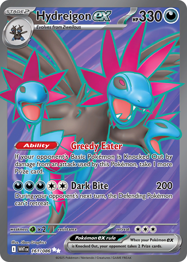 Hydreigon ex - 161/86 - White Flare
