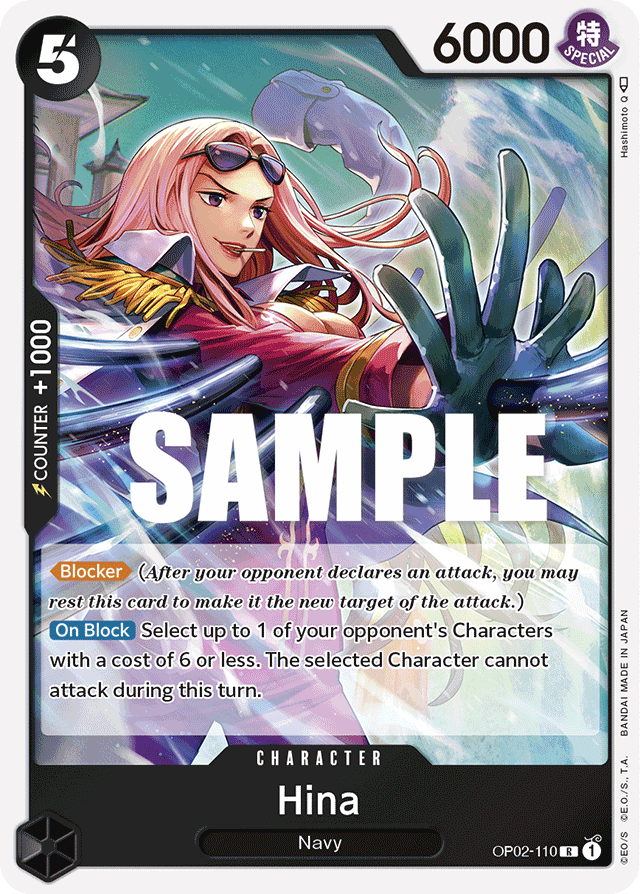 Hina - OP02-110 - Rare - Paramount War