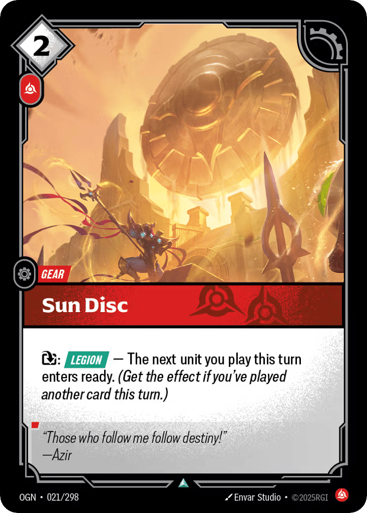 Sun Disc - 021/298 - Uncommon - Origins