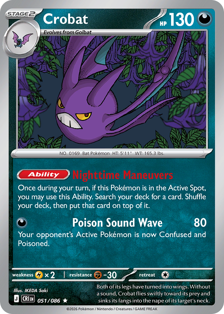 Crobat - 51/86 - Chaos Rising