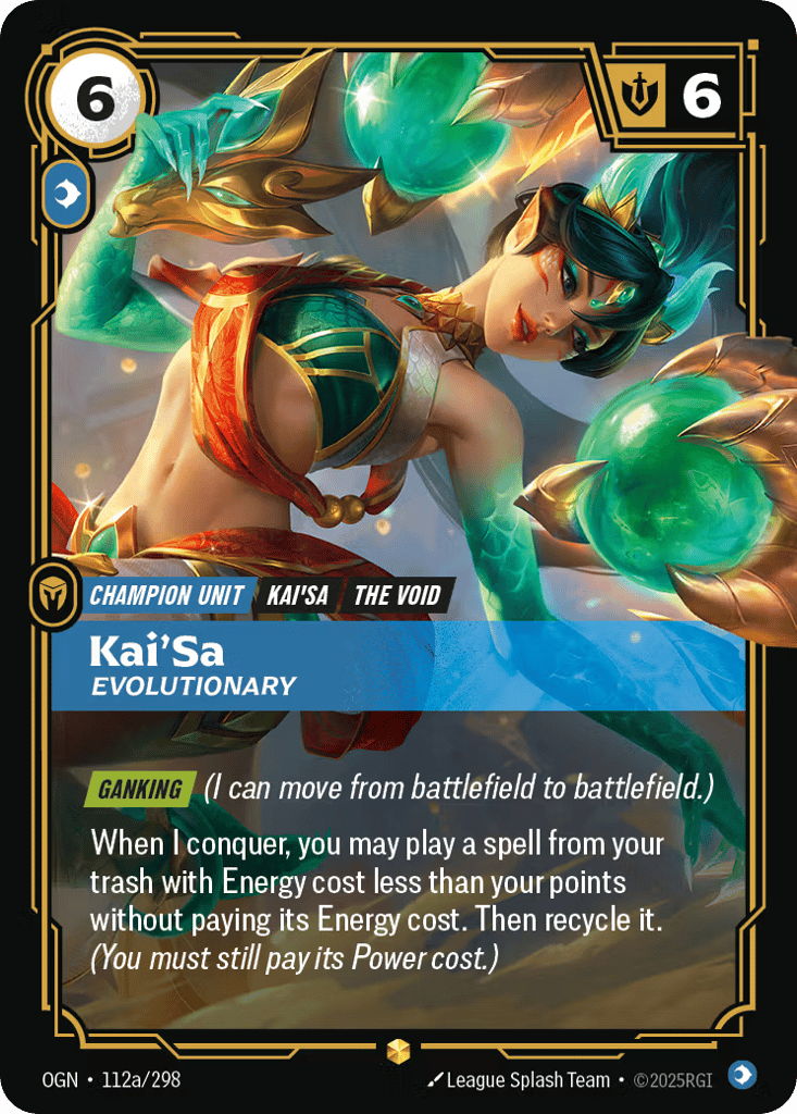 Kai'sa, Evolutionary - 112a/298 - Showcase - Origins
