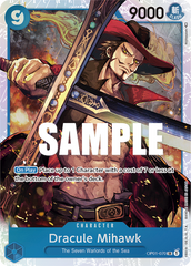 Dracule Mihawk - OP01-070 - Super Rare - Romance Dawn