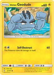 Alolan Geodude - 034/181 - Team Up