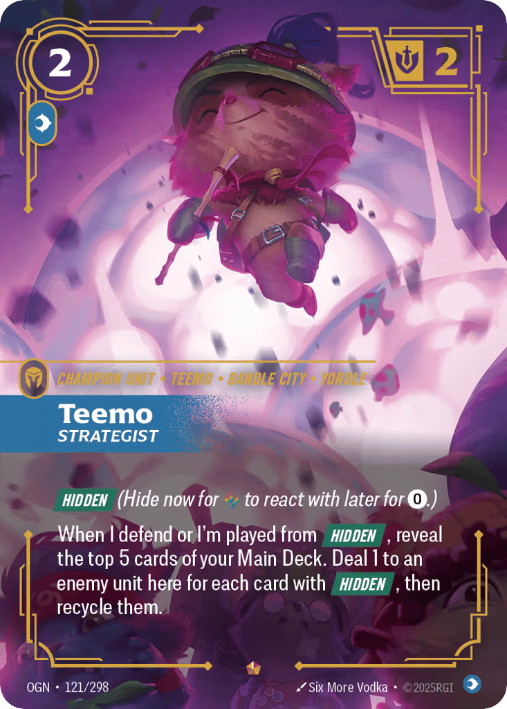 Teemo, Strategist - 121/298 - Epic - Origins