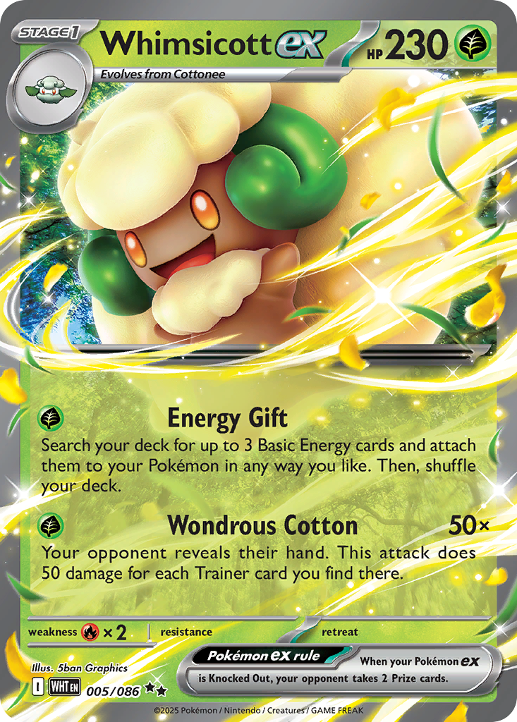 Whimsicott ex - 05/86 - White Flare